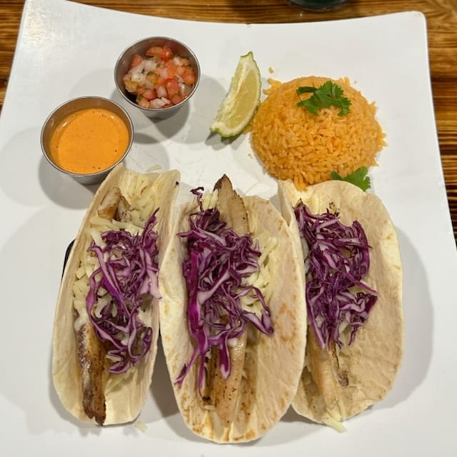 Shrimp Tacos.